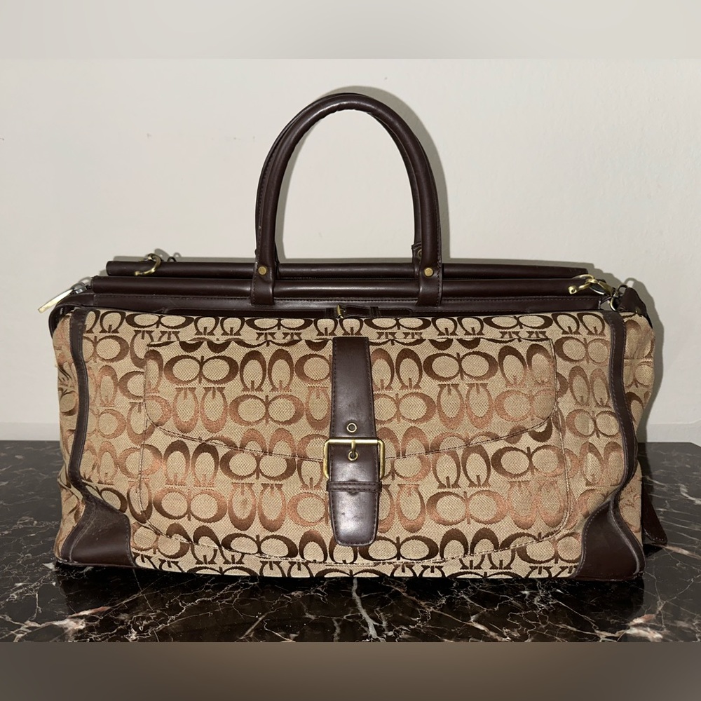 Vintage Luxury Duffle Travel Bag